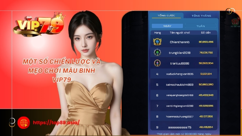 Một số chiến lược và mẹo chơi Mậu Binh Vip79 Một số chiến lược và mẹo chơi Mậu Binh Vip79