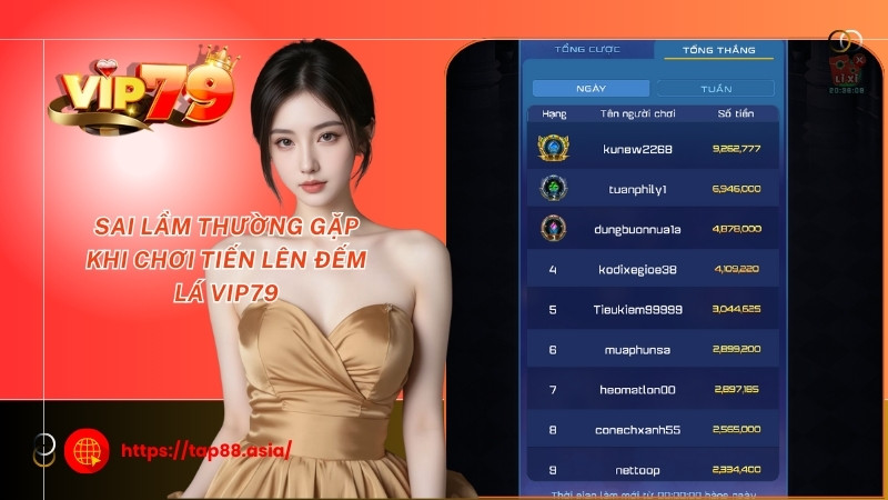 Sai lầm thường gặp khi chơi tiến lên đếm lá Vip79 Sai lầm thường gặp khi chơi tiến lên đếm lá Vip79